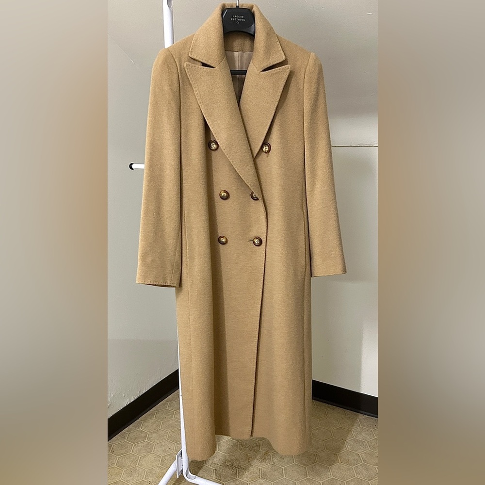 Vintage Full Length Women’s 6 Jacobson’s 100% Camel Hair Coat Jacket Made in USA